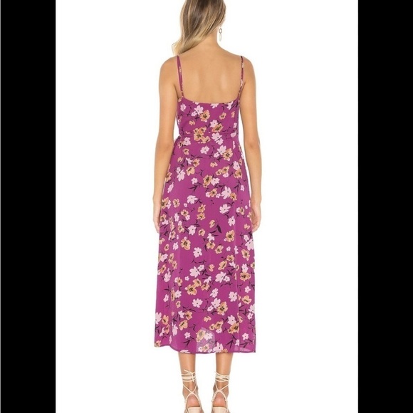 Revolve Flynn Skye Niki Maxi Floral Wrap Dress Size Medium - Picture 6 of 10